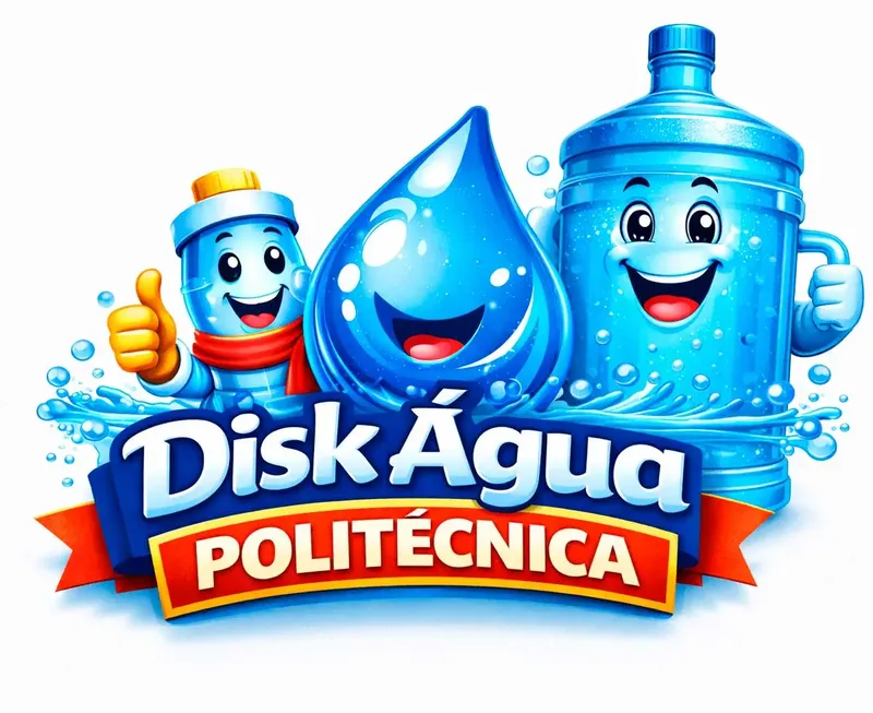 Mascote Disk Água Politécnica — galão 20L entrega rápida Butantã Rio Pequeno SP